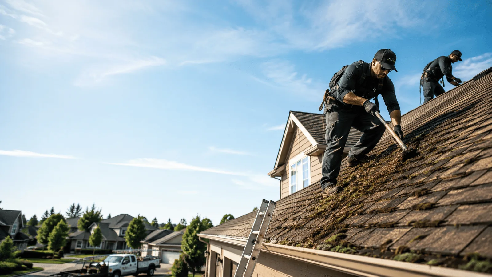 Roof Moss Removal in Franklin, IN near me